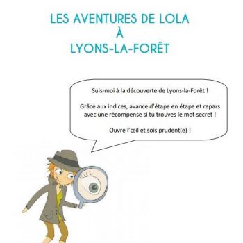 Livret du jeu parcours-découverte de Lyons-la-Forêt pour enfants 